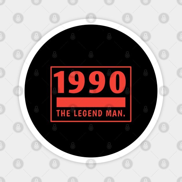 1990 Birthday Magnet by BlackMeme94